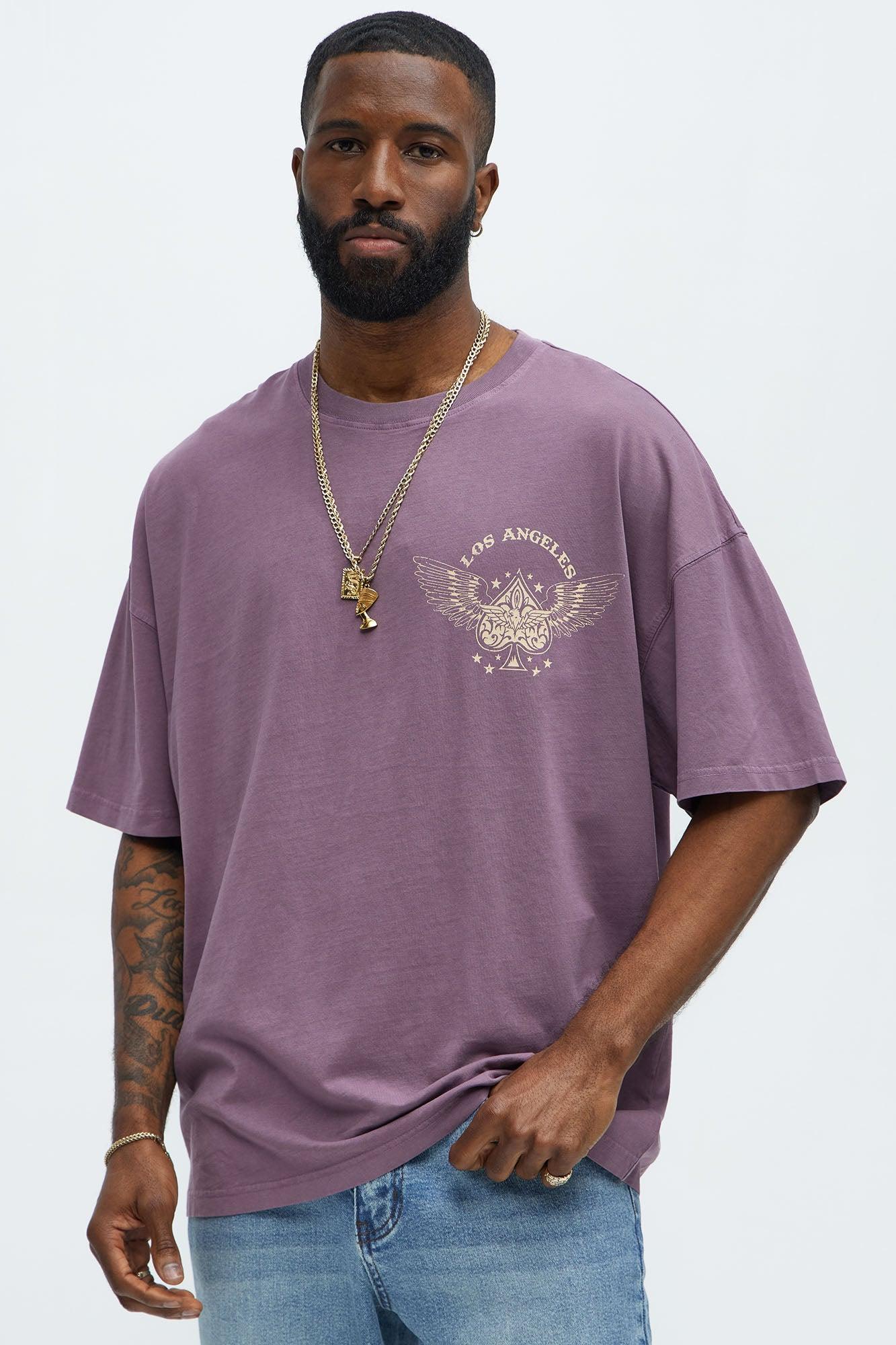 West Coast Race Team Oversized Short Sleeve Tee - Purple Product Image