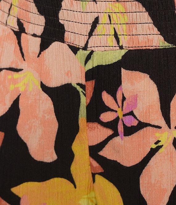 Billabong New Waves 2 High Rise Crinkle Gauze Printed Pants Product Image