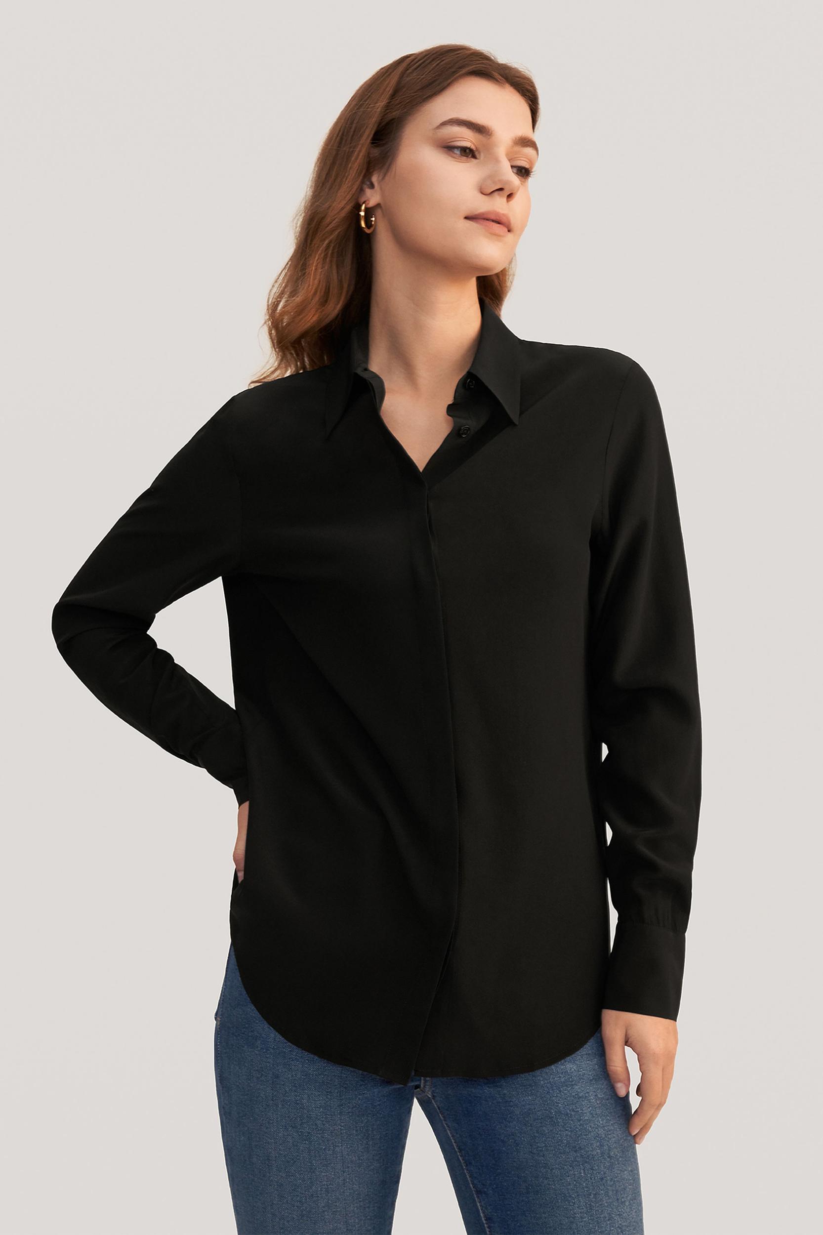 Classic Comfort Silk Shirt Product Image
