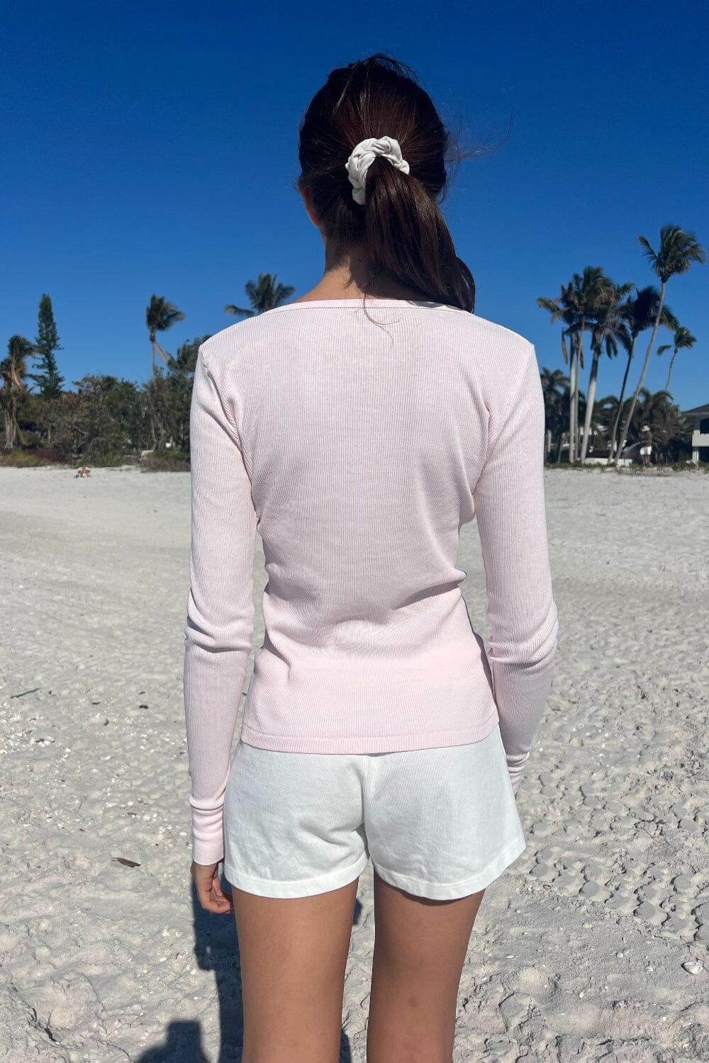 Zelly Long Sleeve Ribbed Top Product Image
