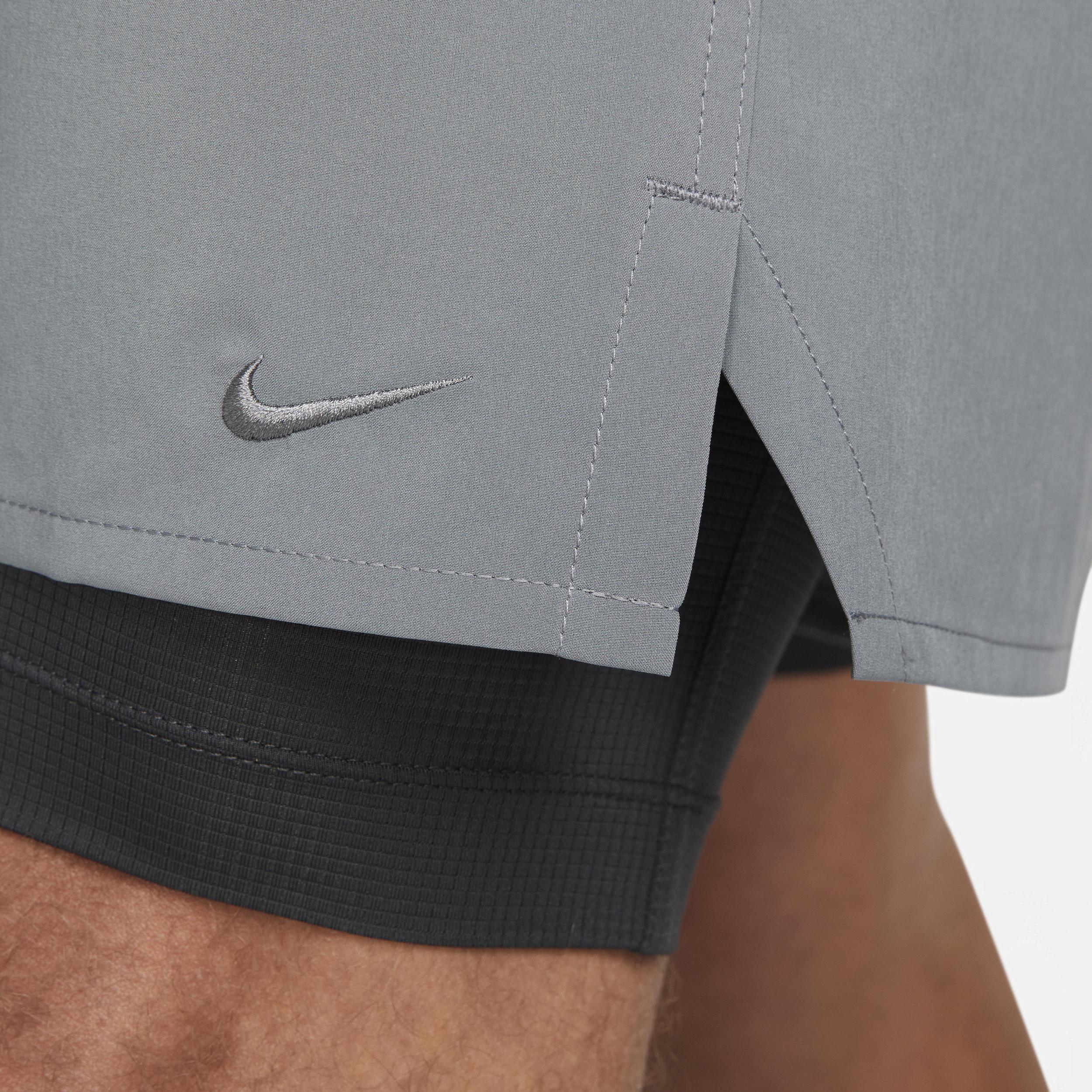 Nike Mens Unlimited Dri-FIT 7 2-in-1 Versatile Shorts | DV9334-084 Product Image
