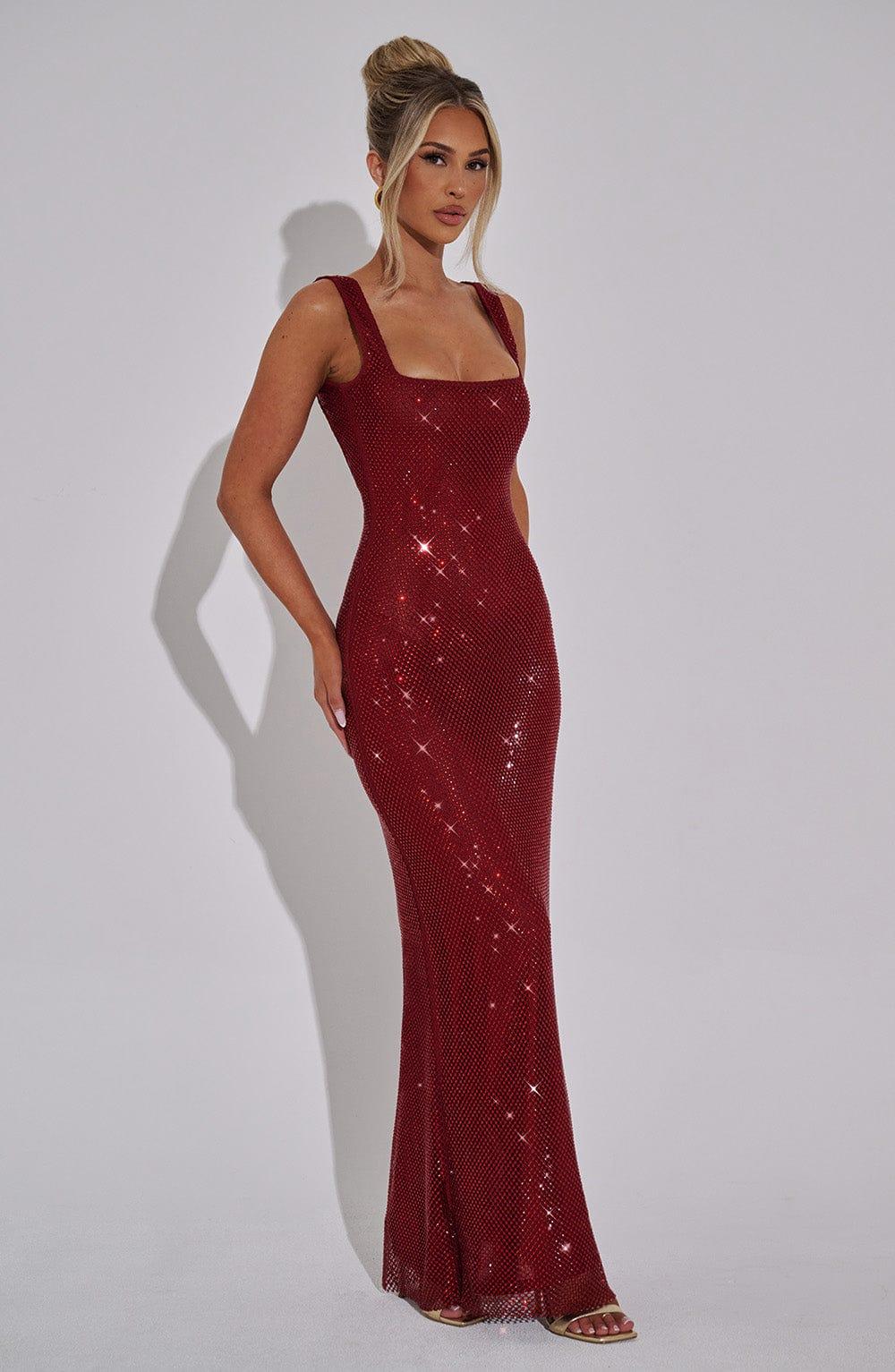 Petra Maxi Dress - Wine Product Image