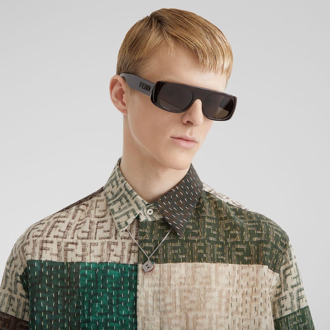 SignatureHavana acetate sunglasses Product Image