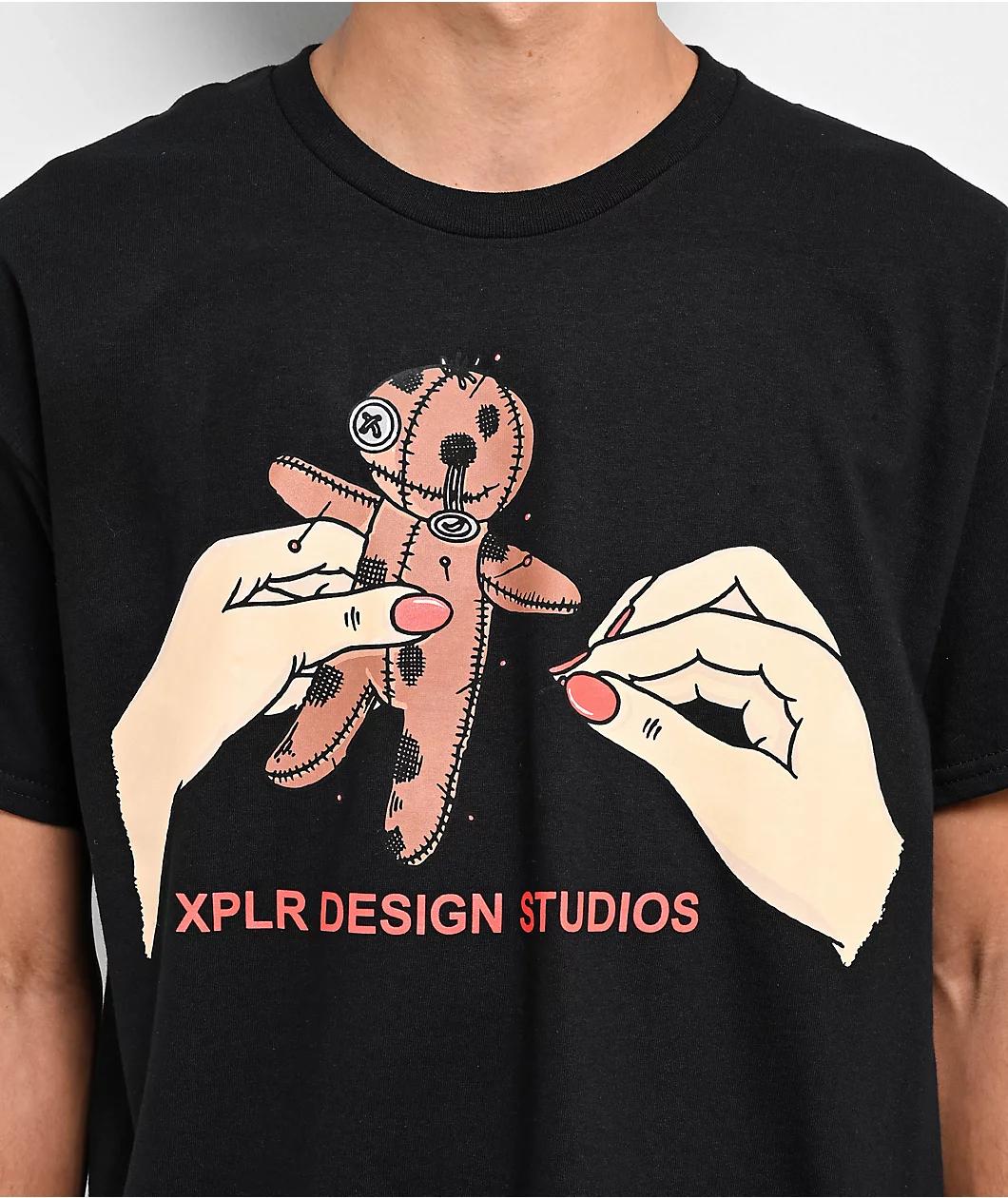 XPLR Voodoo Black T-Shirt Product Image