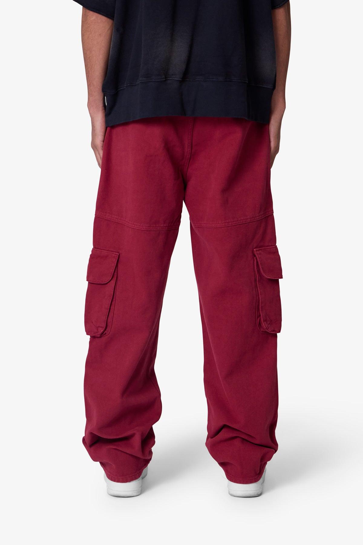 Ultra Baggy Pocketeer Denim - Burgundy Product Image