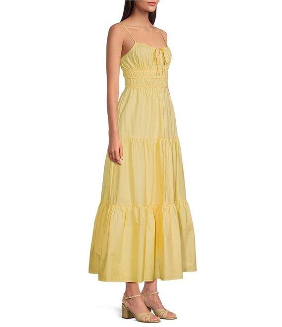 Layered With Love Poplin Scoop Neck Sleeveless A-Line Maxi Dress Product Image