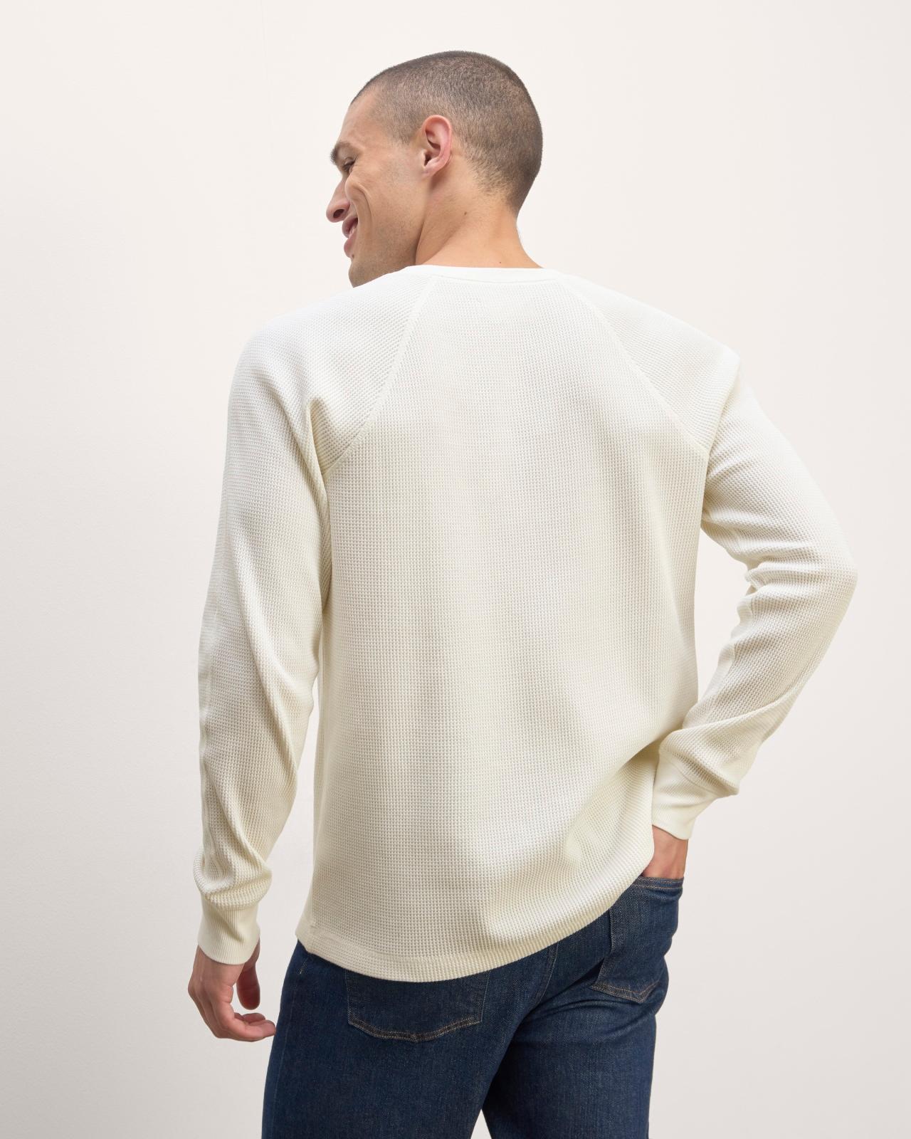 The Waffle Long-Sleeve Henley Product Image
