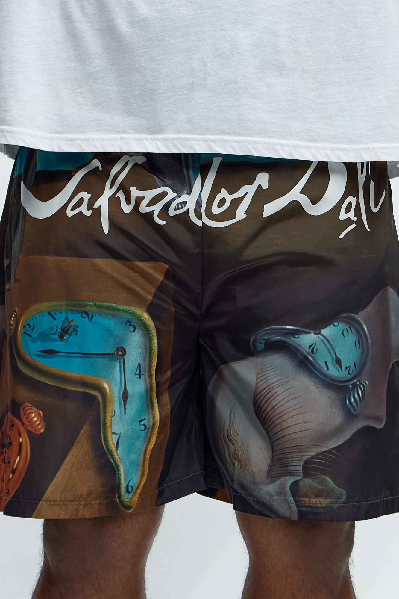 Salvador Dali Memory Printed Swim Trunk - Multi Color Product Image