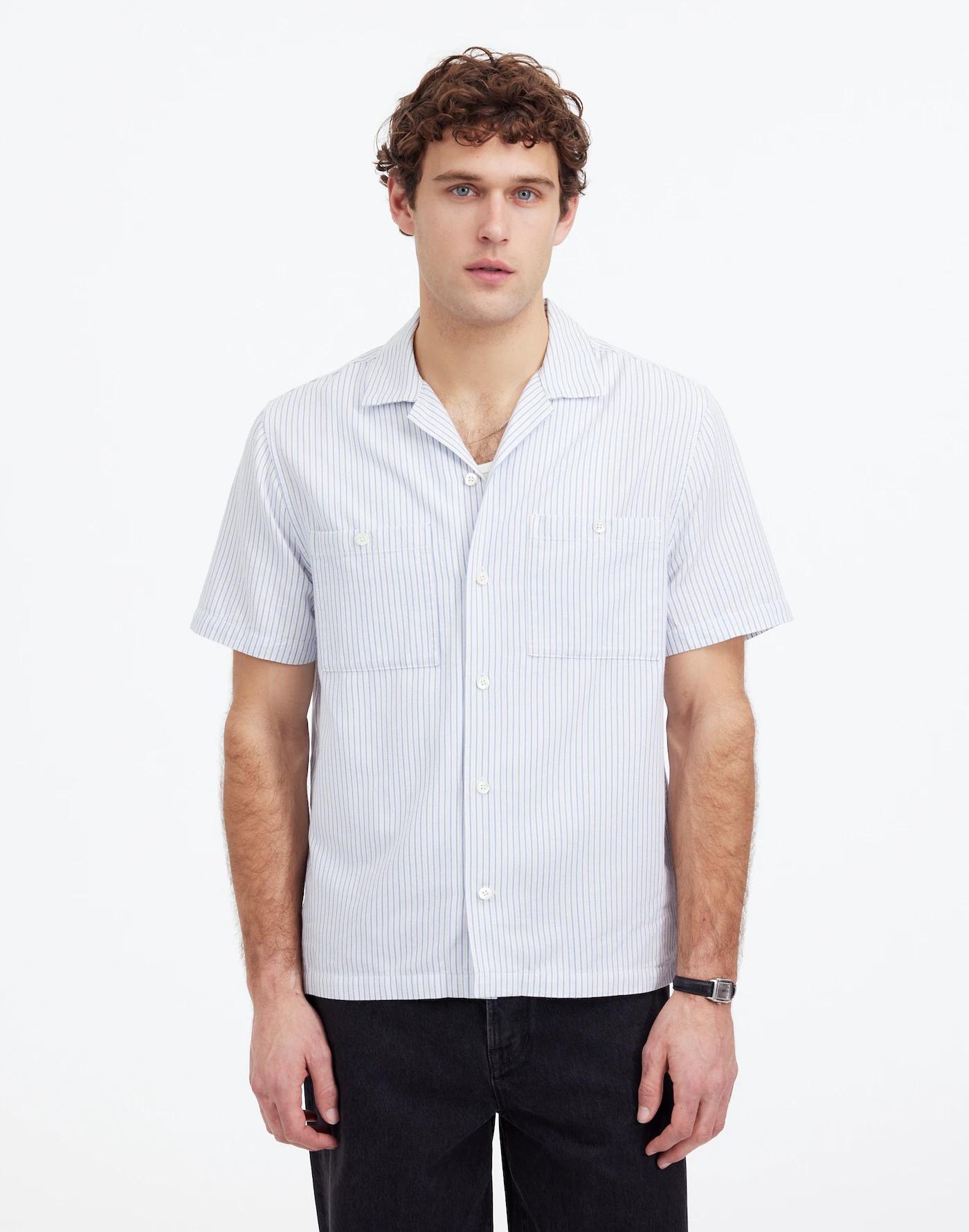 Camp Collar Short-Sleeve Shirt in Everyday Twill Product Image
