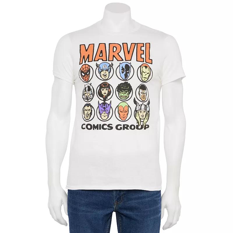 Men's Marvel Comic Heads Graphic Tee,  Product Image