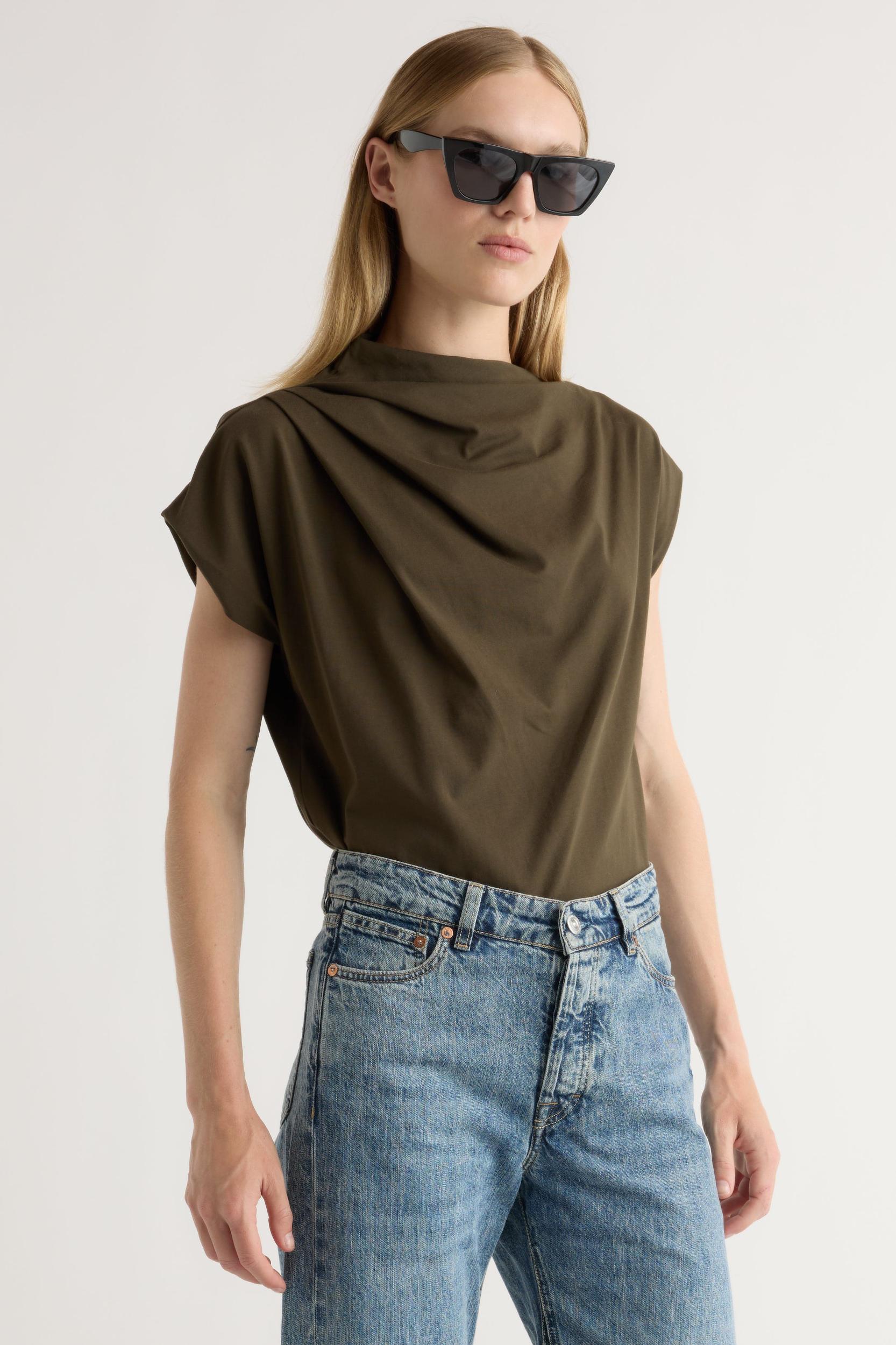 Kenny Asymmetric-Neck Tee Product Image