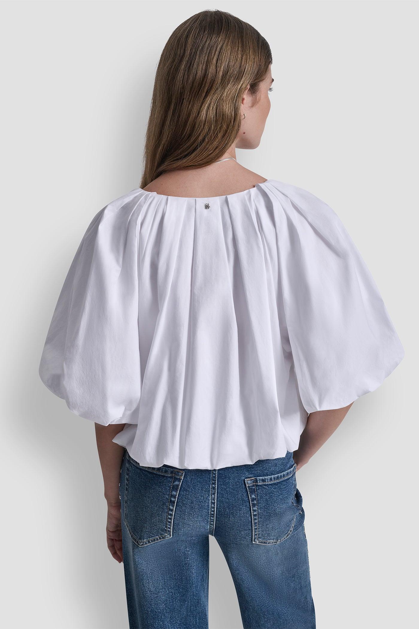 SHORT-SLEEVE BUBBLE TOP Product Image