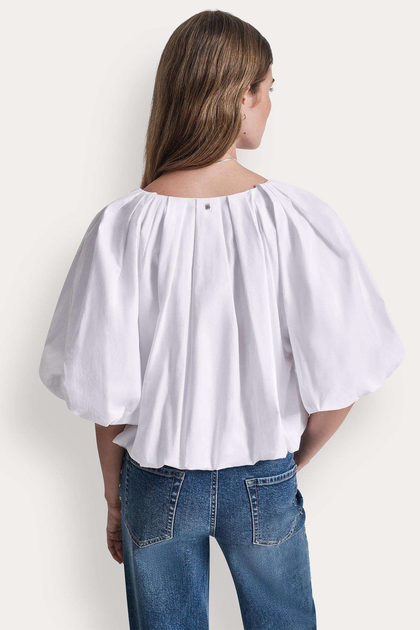 SHORT-SLEEVE BUBBLE TOP Product Image