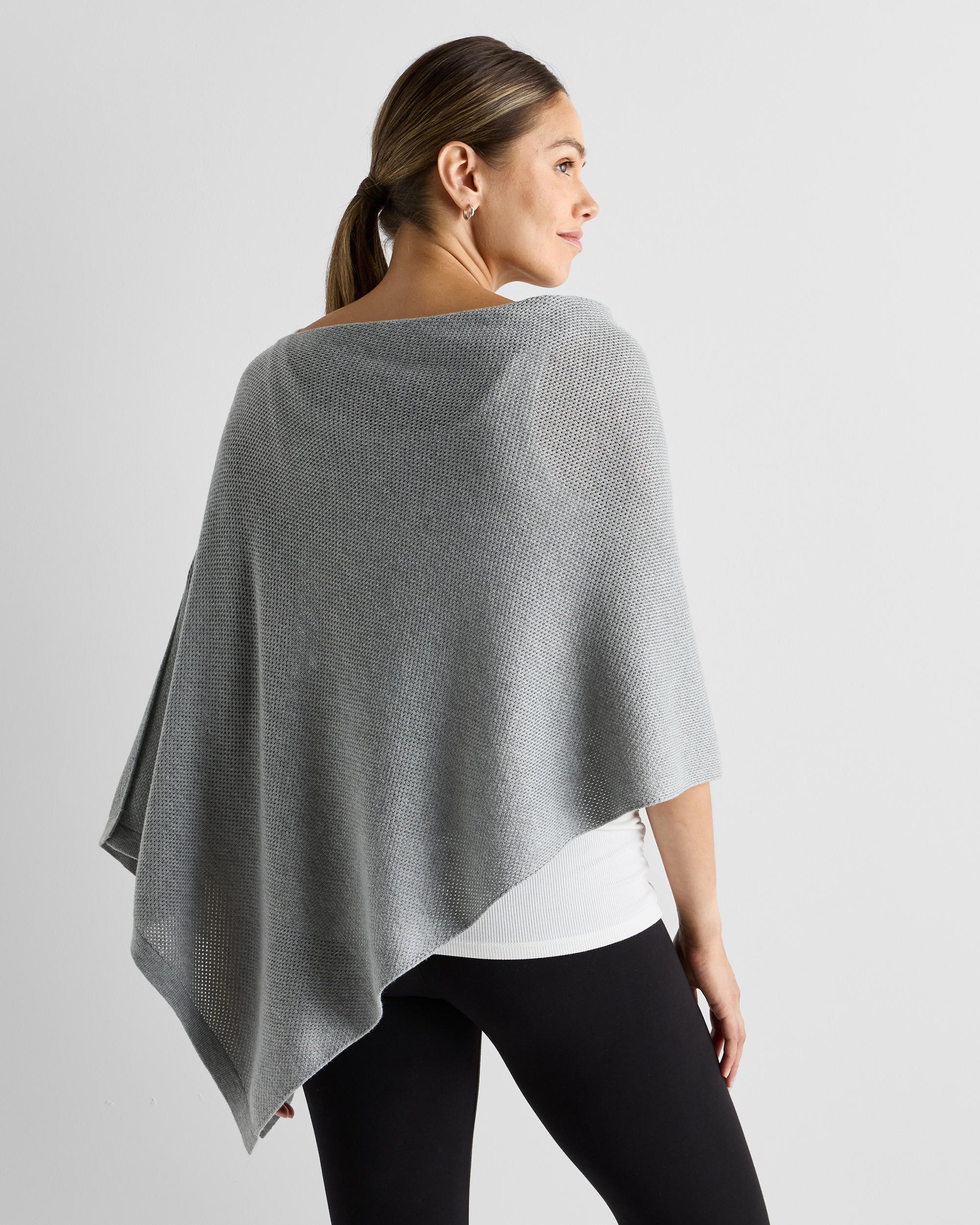 Quince | Women's Lightweight Cotton Cashmere Nursing Shawl Organic Cotton Product Image