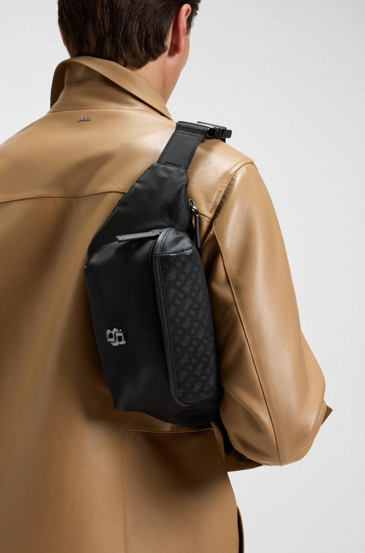 Belt bag with monogram pattern Product Image