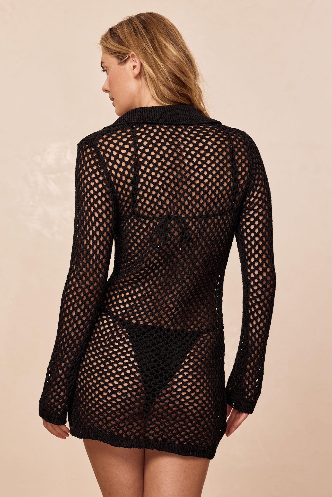 Newport Dress - Ivory Crochet Product Image