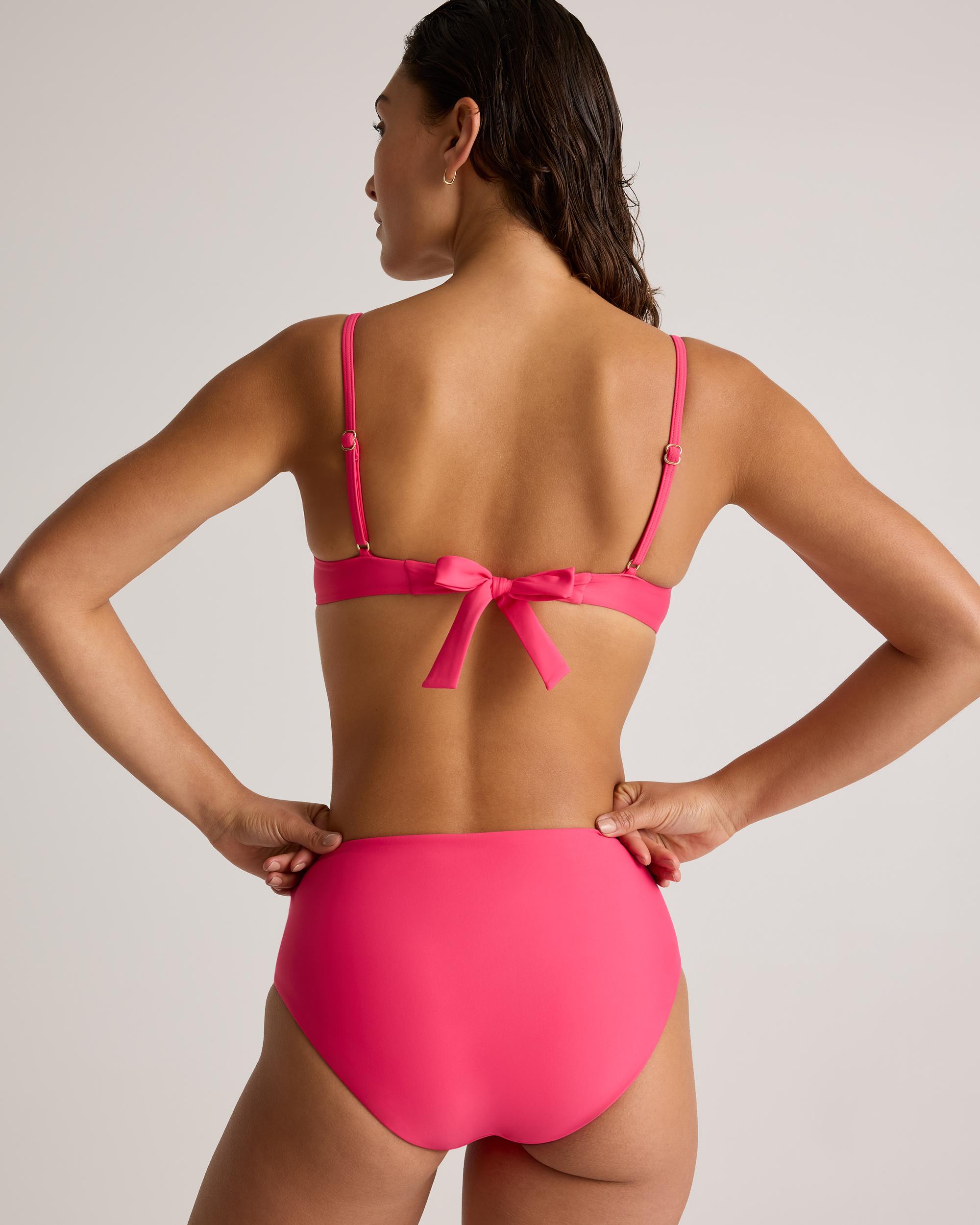 Quince | Women's Italian Demi Bikini Top 78% Recycled Polyamide, 22% Spandex Product Image