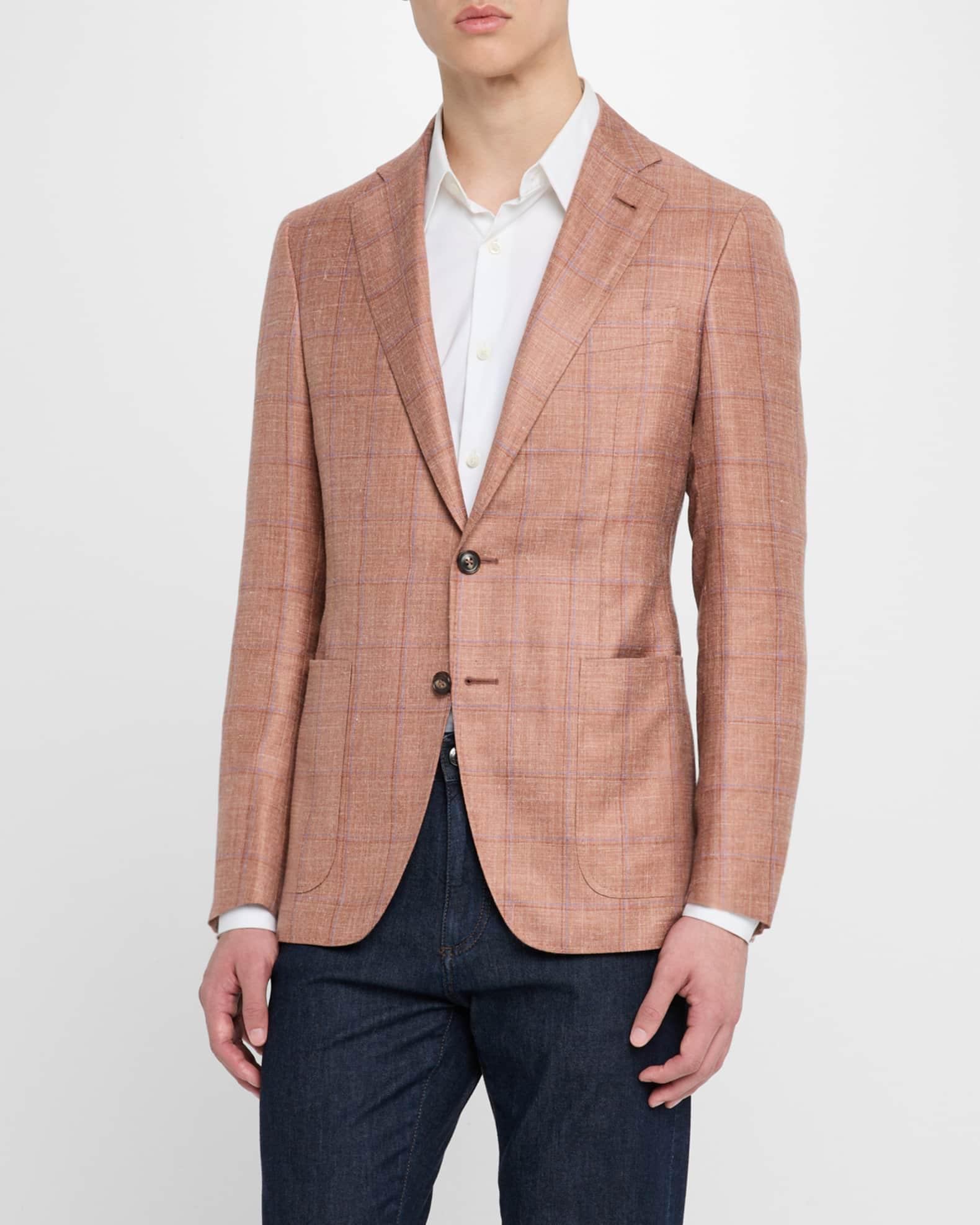 Men's Windowpane Sport Coat Product Image