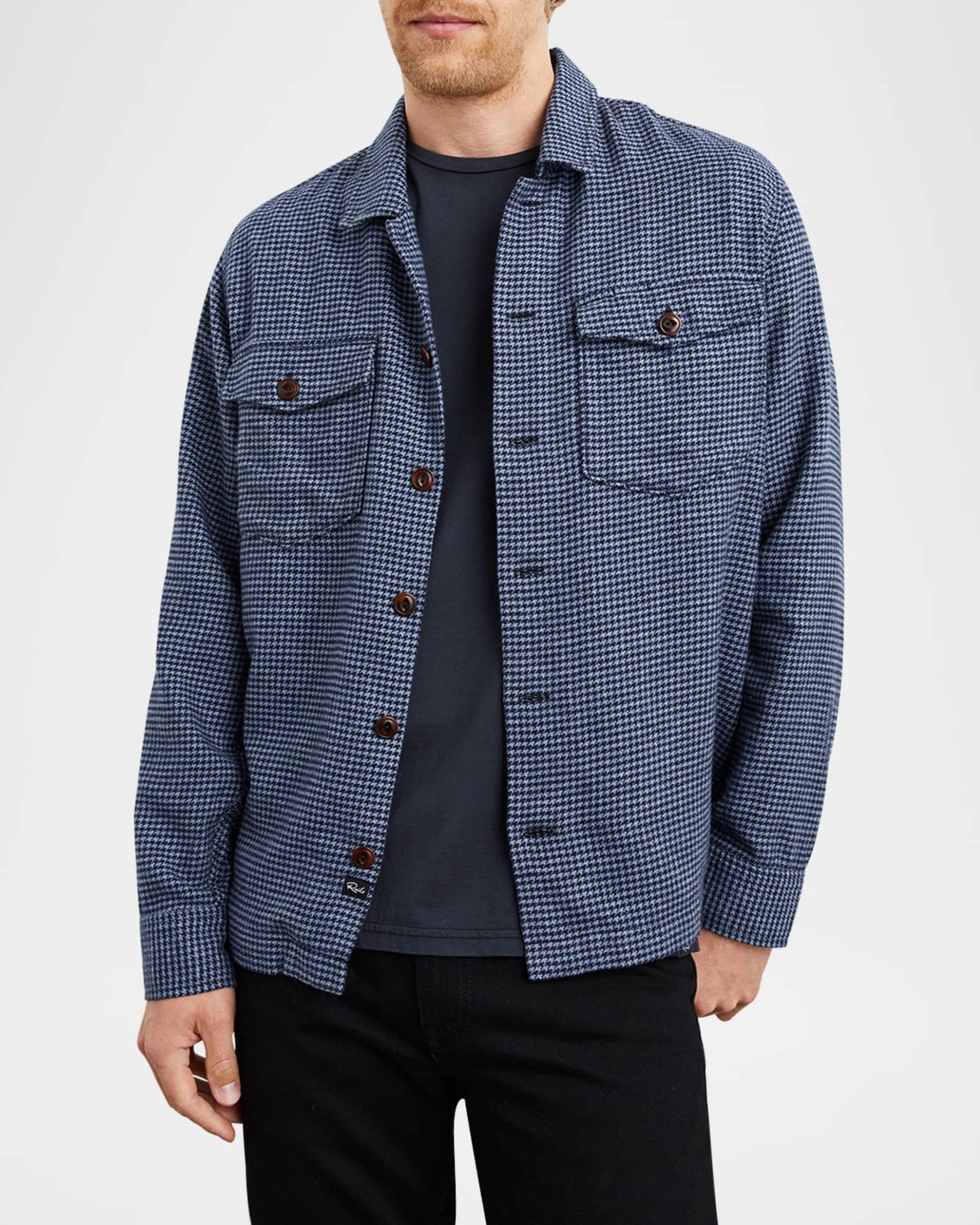 Men's Kerouac Micro-Houndstooth Overshirt Product Image