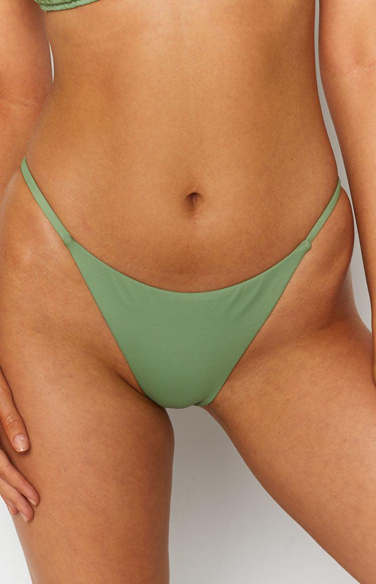 9.0 Swim Maya G-String Bottom Green Product Image