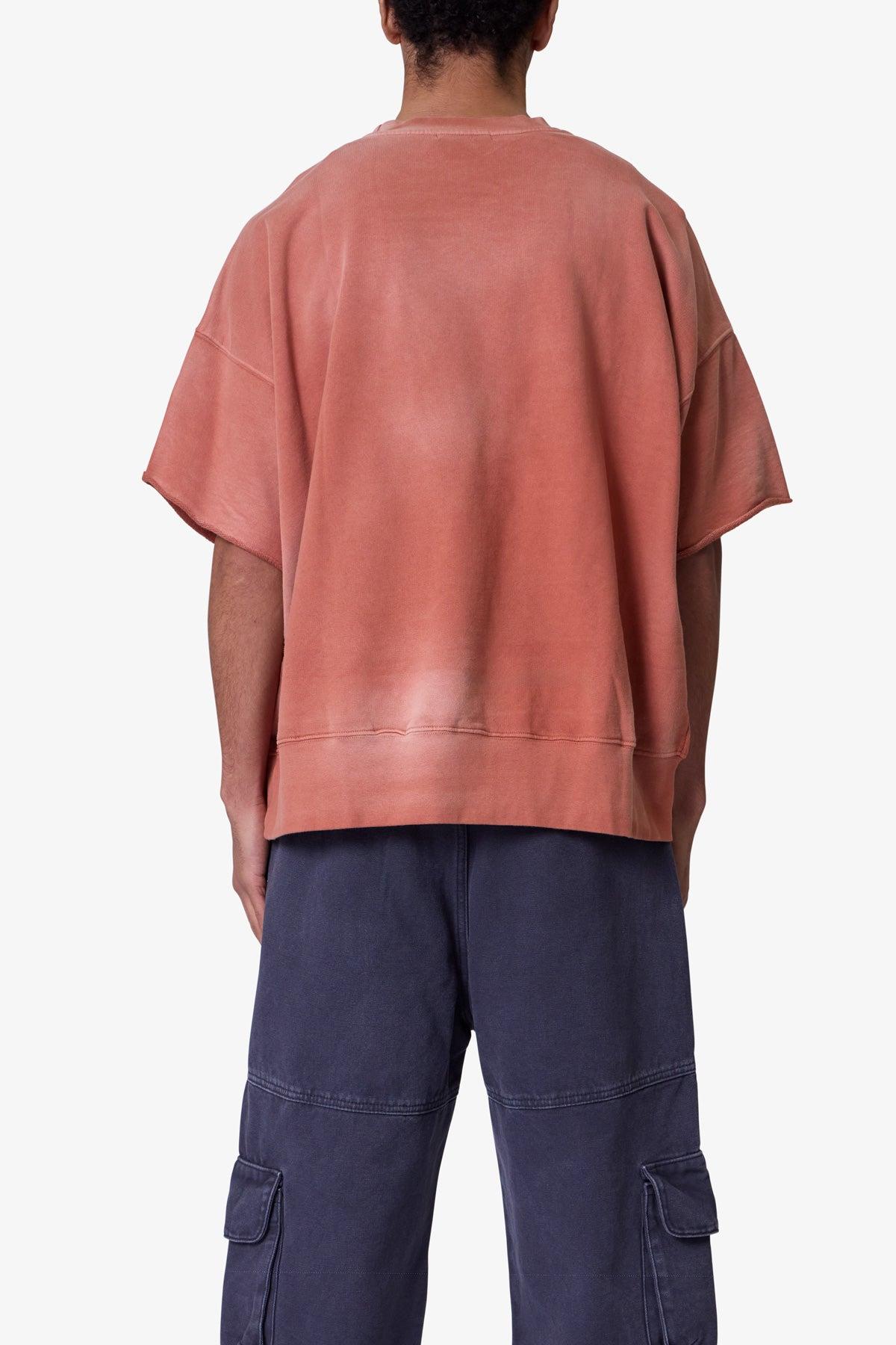 Oversized Crewneck Tee - Rust Product Image