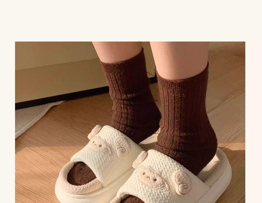 Sheep Home Slippers Product Image