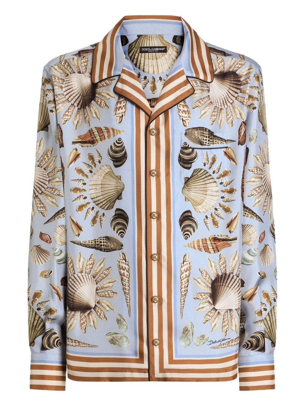 shell-print shirt Product Image