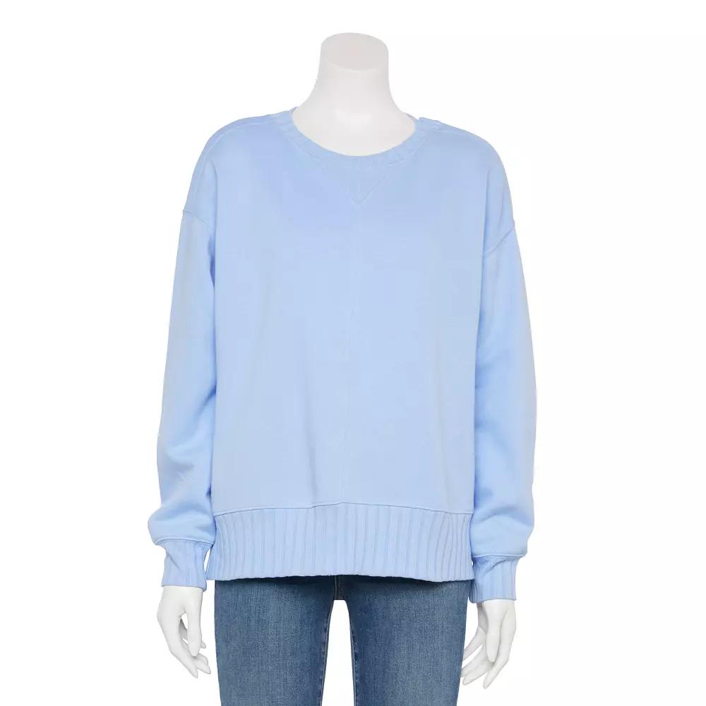 Women's Sonoma Goods For Life® Adaptive Crewneck Sweatshirt, Size: XXL, Baylee Peri Product Image