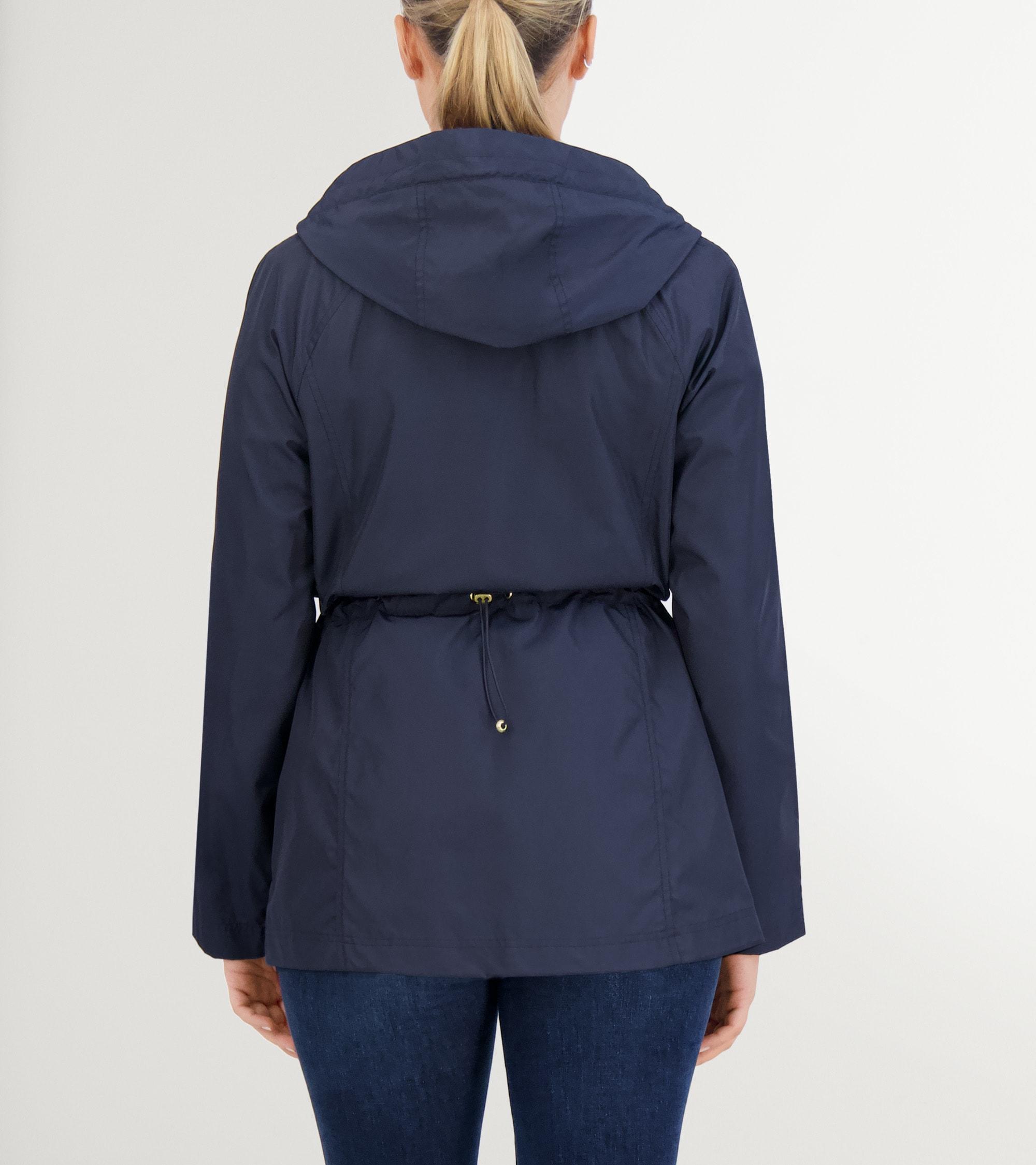 Women's Packable Rain Jacket in Blue | Cole Haan Product Image