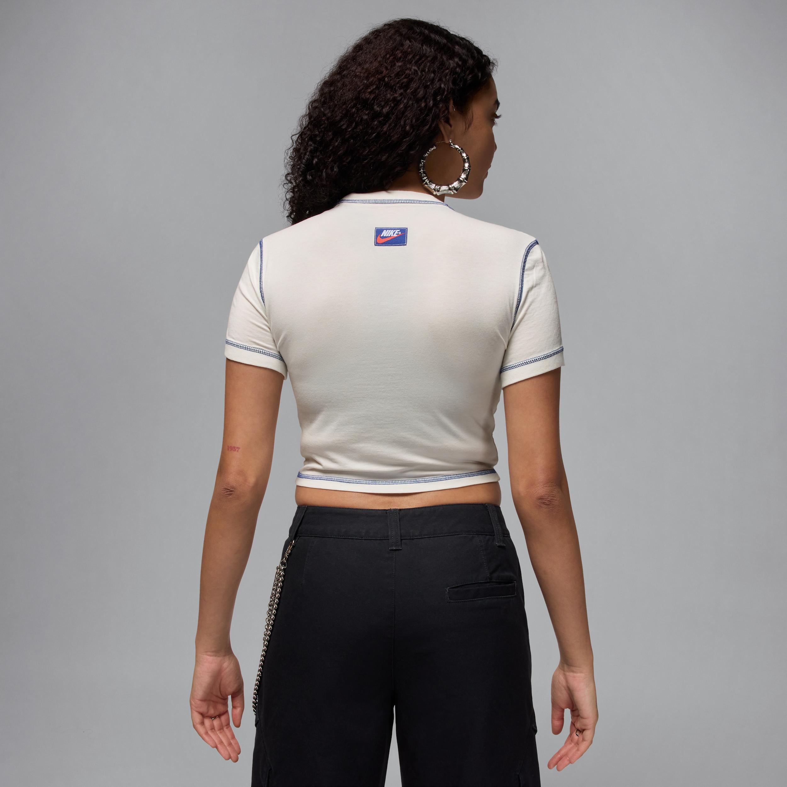 Jordan Rare Air Women's Cropped Short-Sleeve T-Shirt Product Image