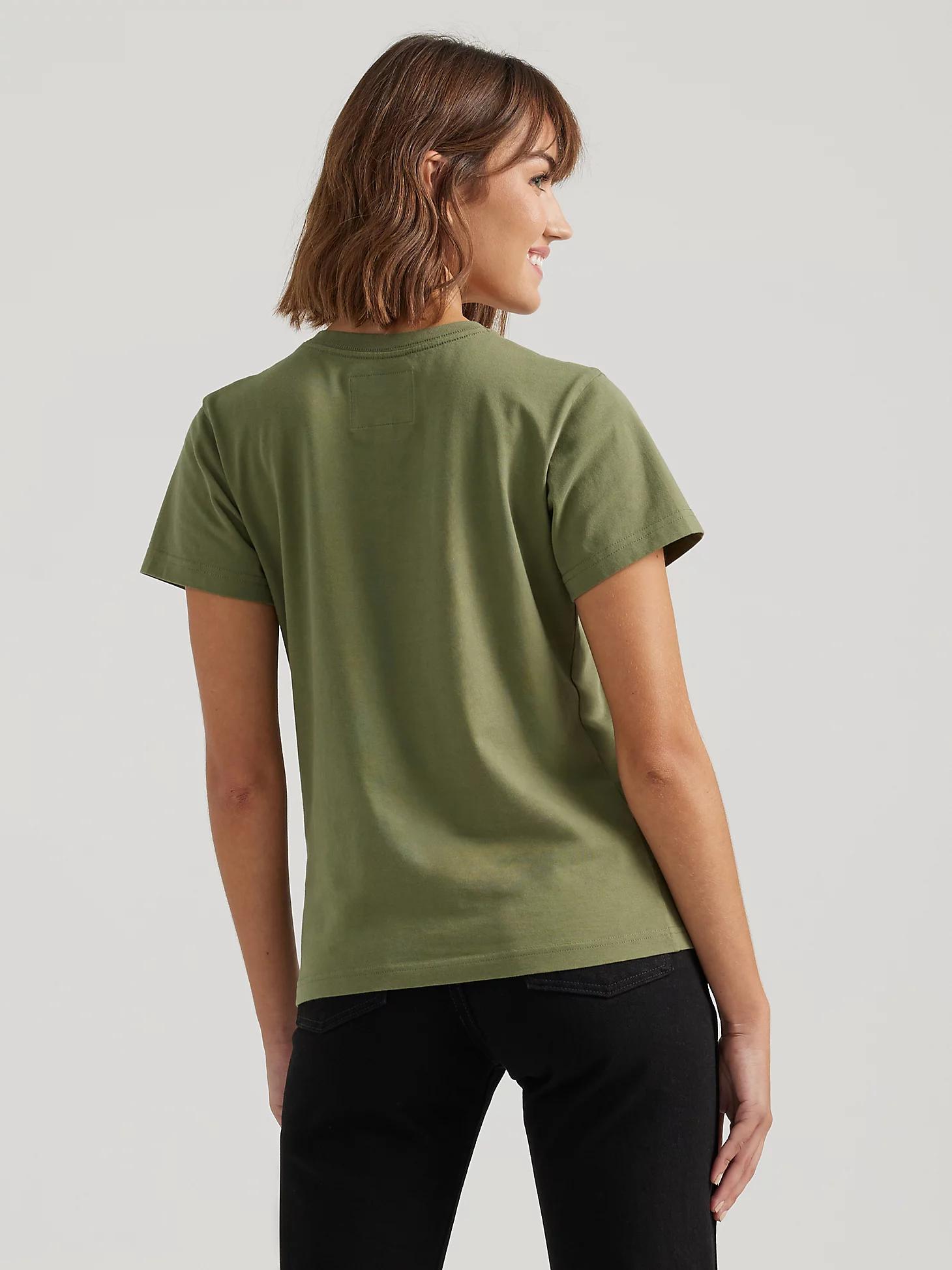 Wrangler x Buffalo Trace™ Women's V-Neck Tee | Women's TOPS | Wrangler® Product Image