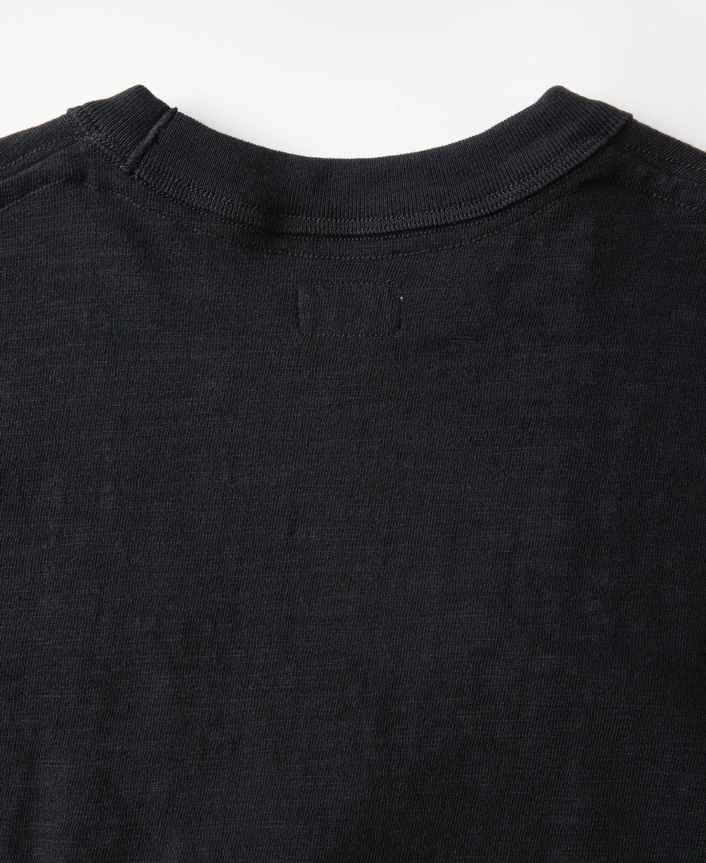 10.5 oz Cotton Tubular Gusset T-Shirt - Black Product Image