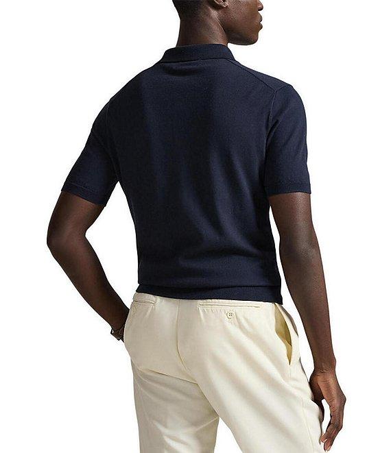 Polo Ralph Lauren Cotton Polo-Collar Sweater Product Image