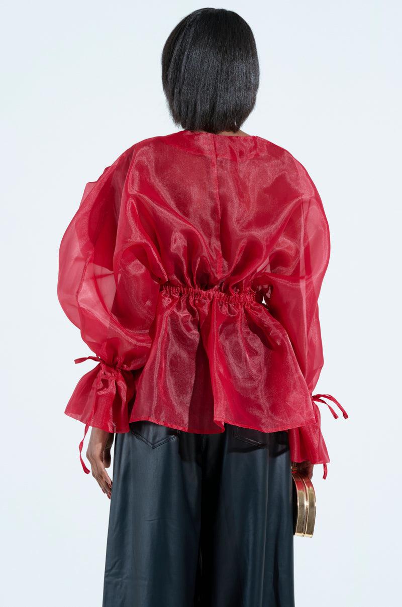 JULIA BUTTON DOWN BLOUSE Product Image