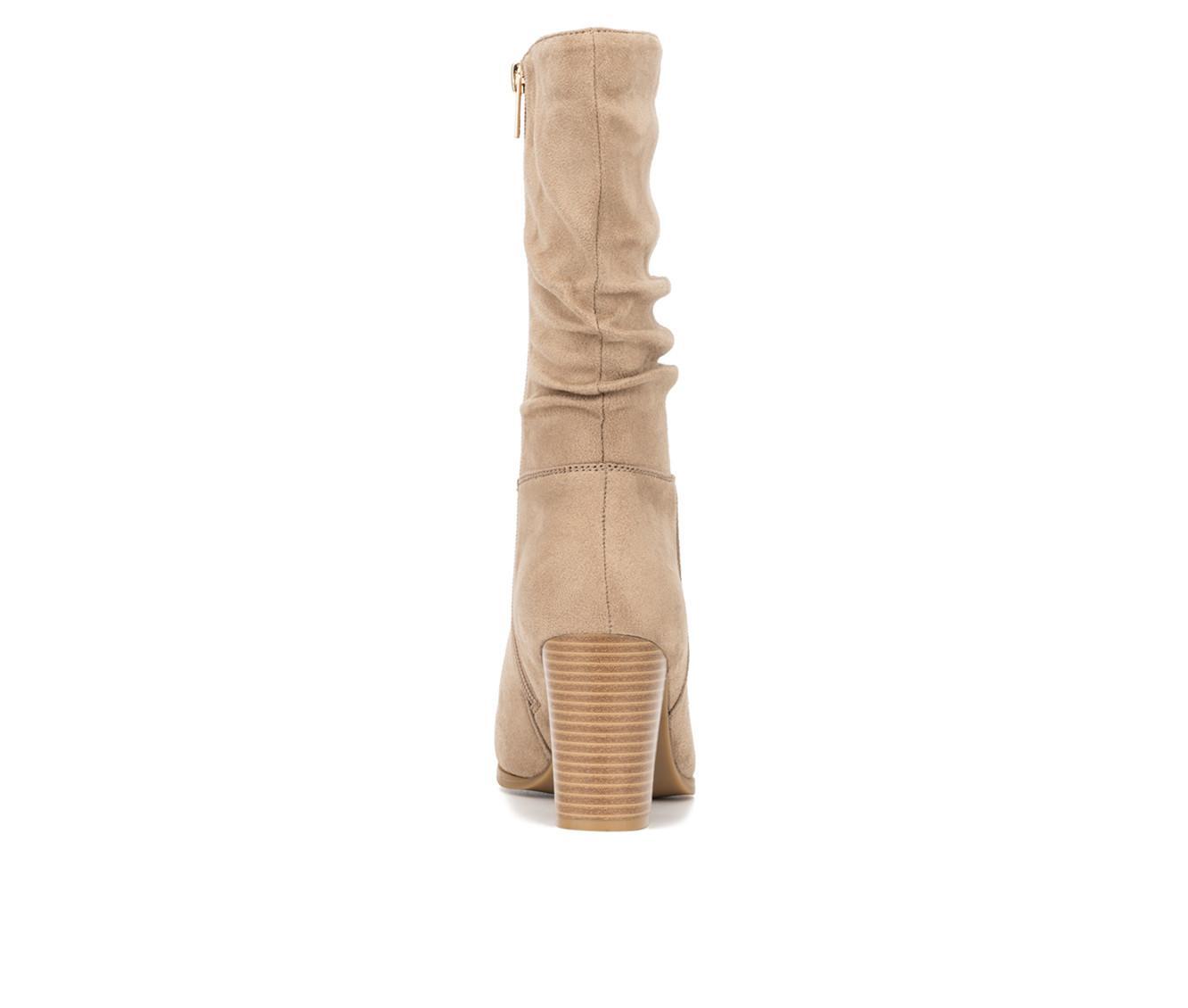Women's New York and Company Amena Mid Calf Heeled Boots Product Image