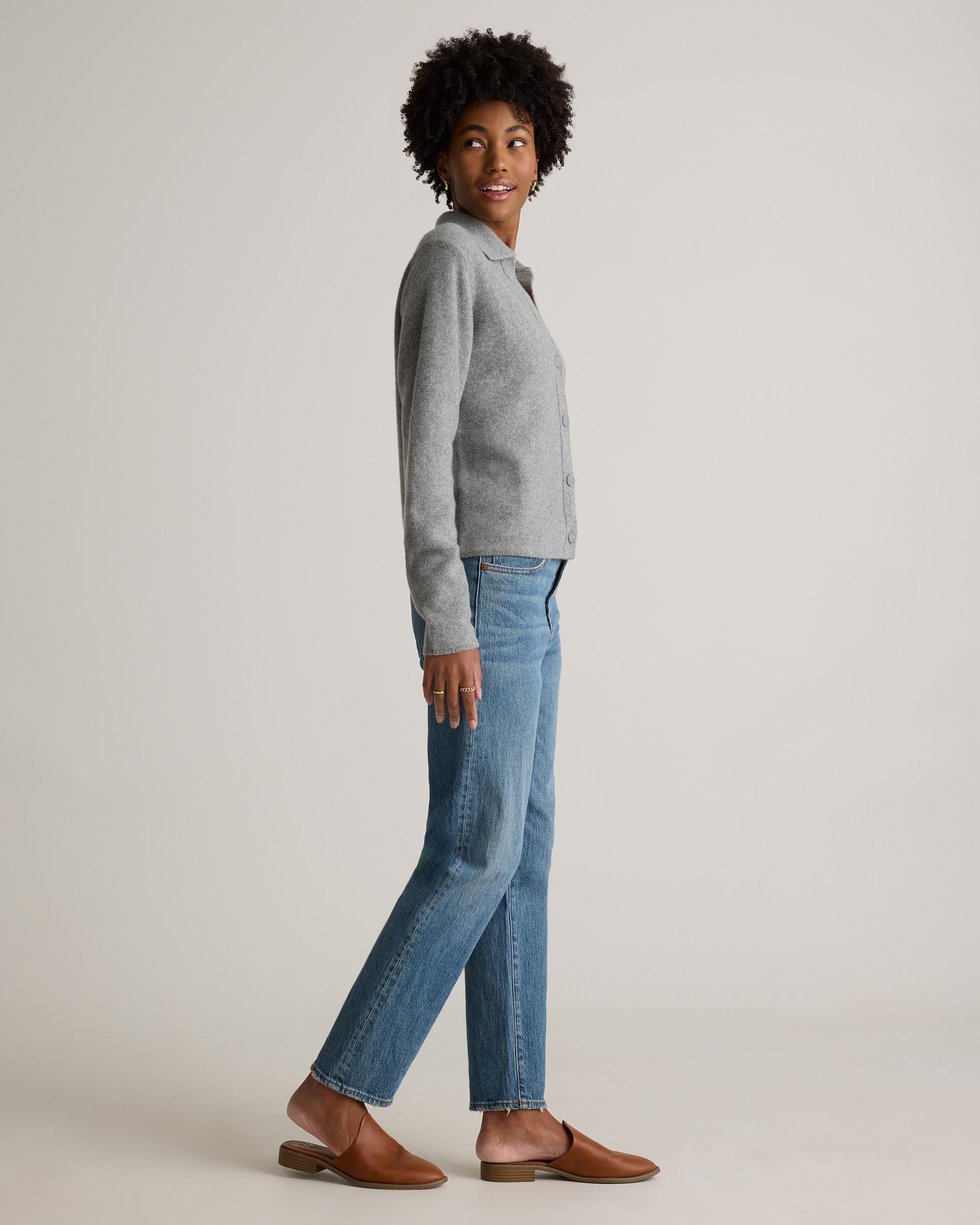 Quince | Women's Mongolian Cashmere Collared Cardigan Sweater Size XS Product Image