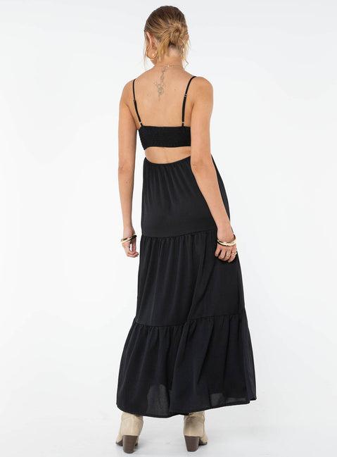 Dunster Maxi Dress Black Product Image
