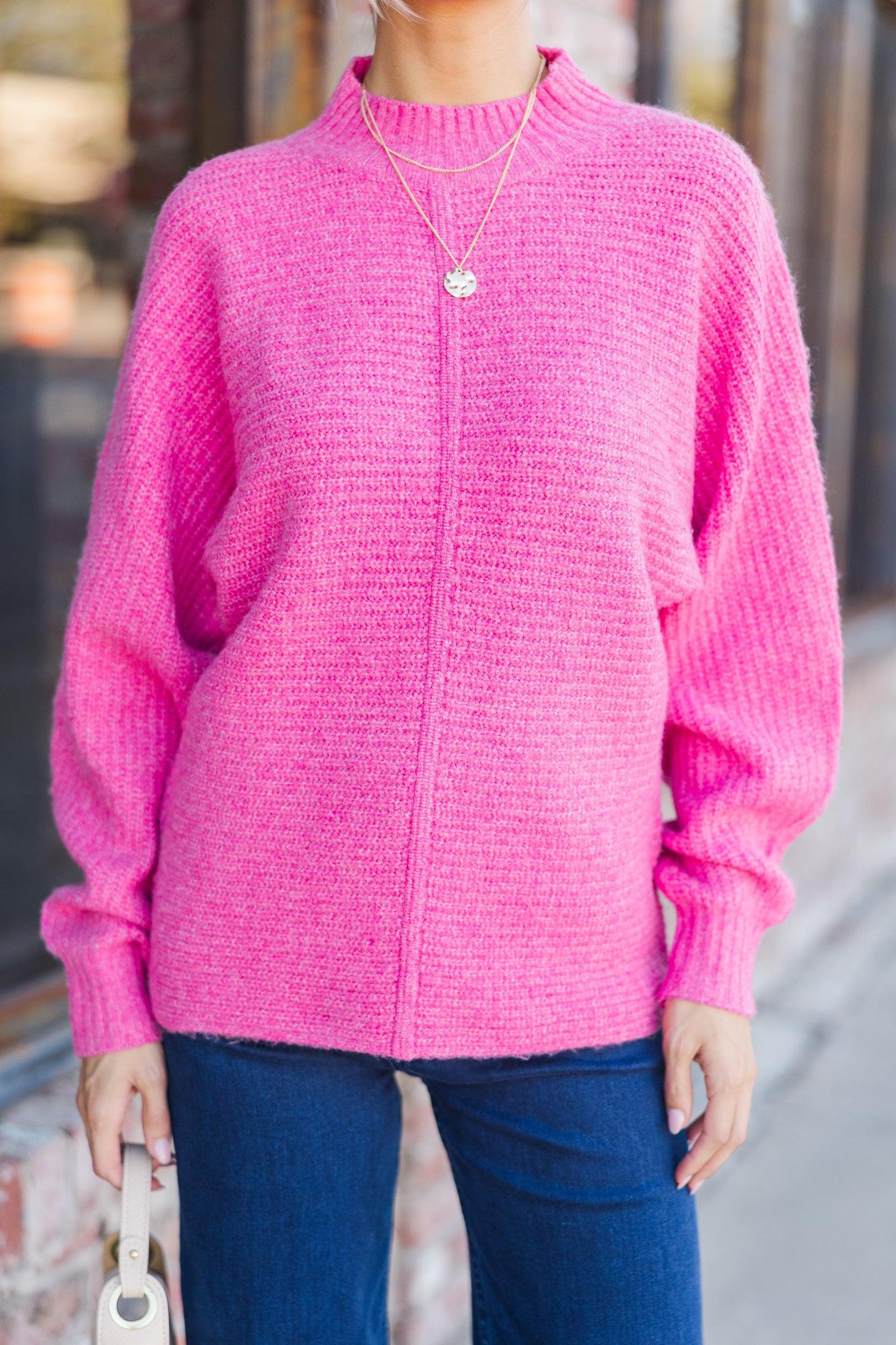 Easy Introductions Pink Sweater Female Product Image