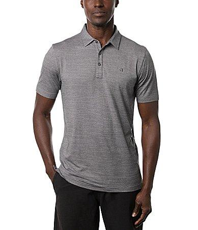TravisMathew The Heater Performance Stretch Short Sleeve Polo Shirt Product Image