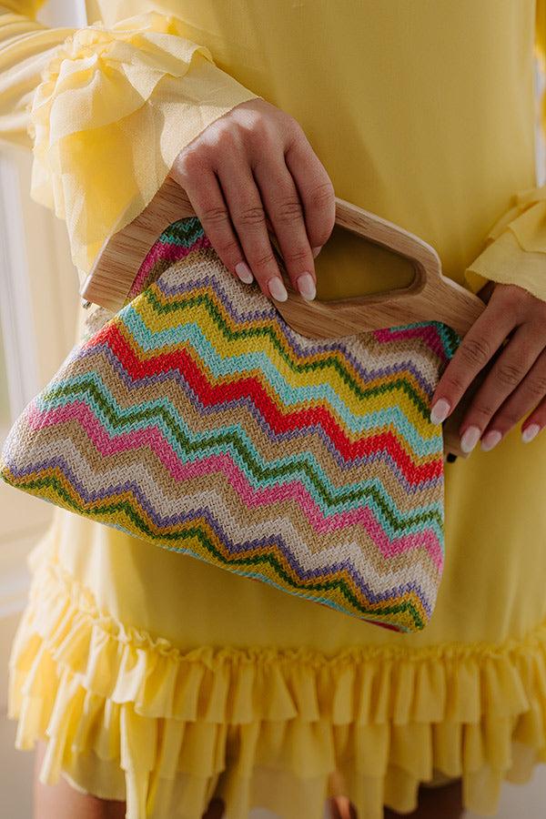 Sunny Days Ahead Woven Purse in Multi Product Image