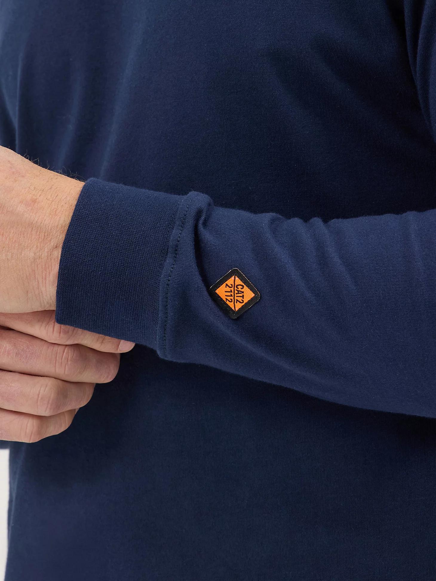 Wrangler® FR Flame-Resistant Long Sleeve Back Graphic T-Shirt | Men's SHIRTS | Wrangler® Product Image