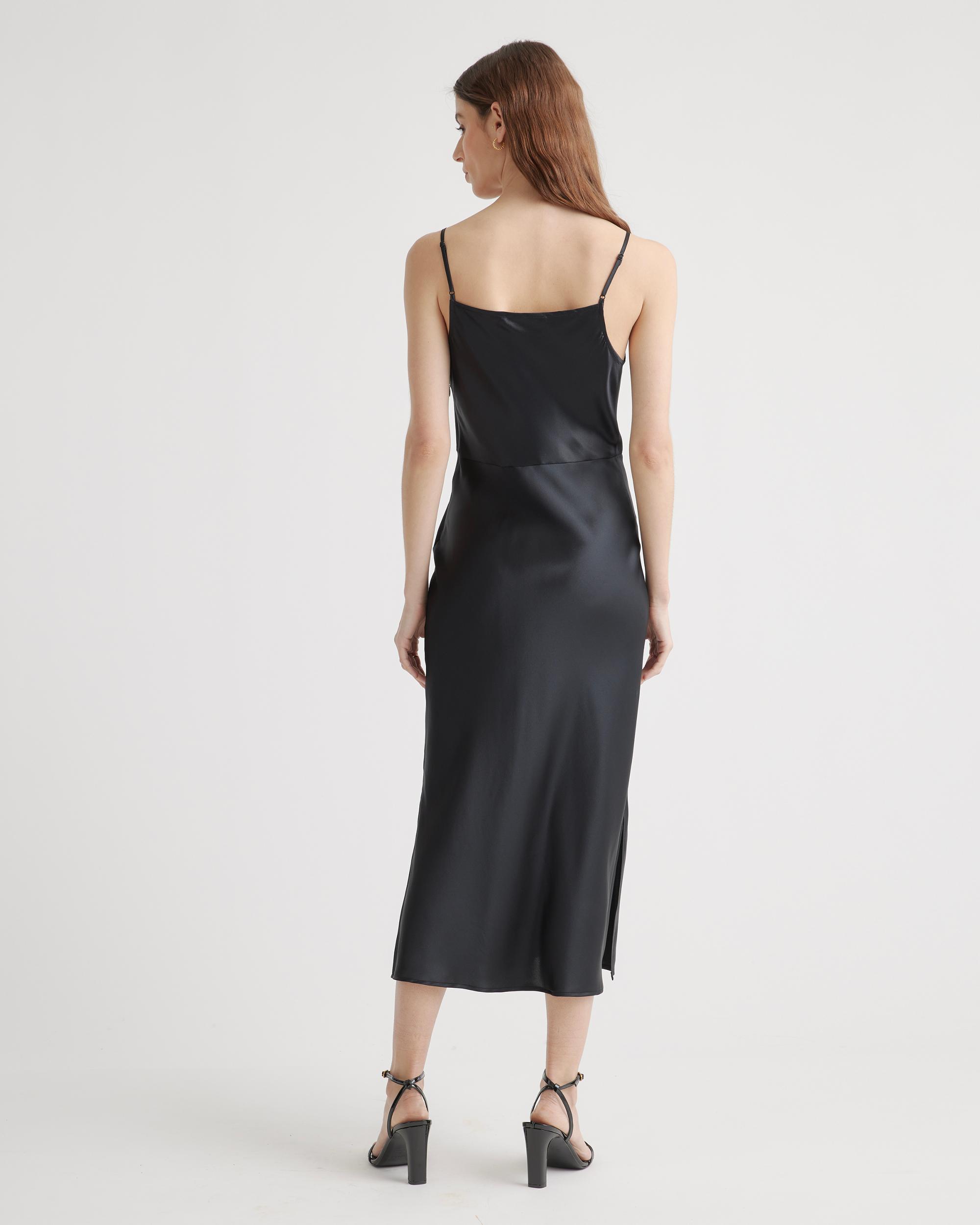 Quince | Women's Cowl Neck Slip Dress Size XL, Mulberry Silk Product Image