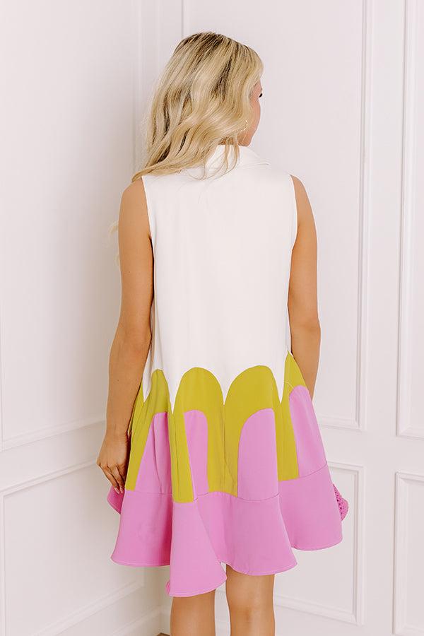 Sweetie Pie Color Block Mini Dress Product Image