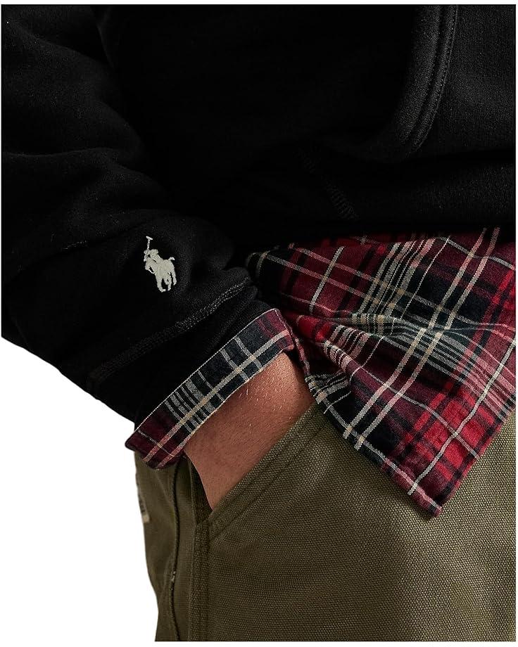 Plush Velour Long Sleeve Hoodie Product Image