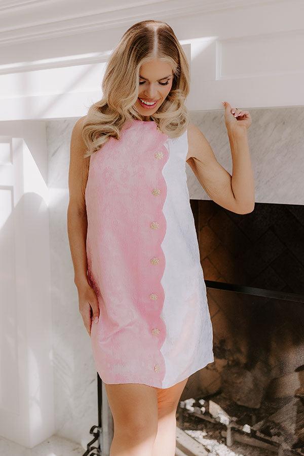 Rodeo Drive Darling Jacquard Mini Dress Product Image