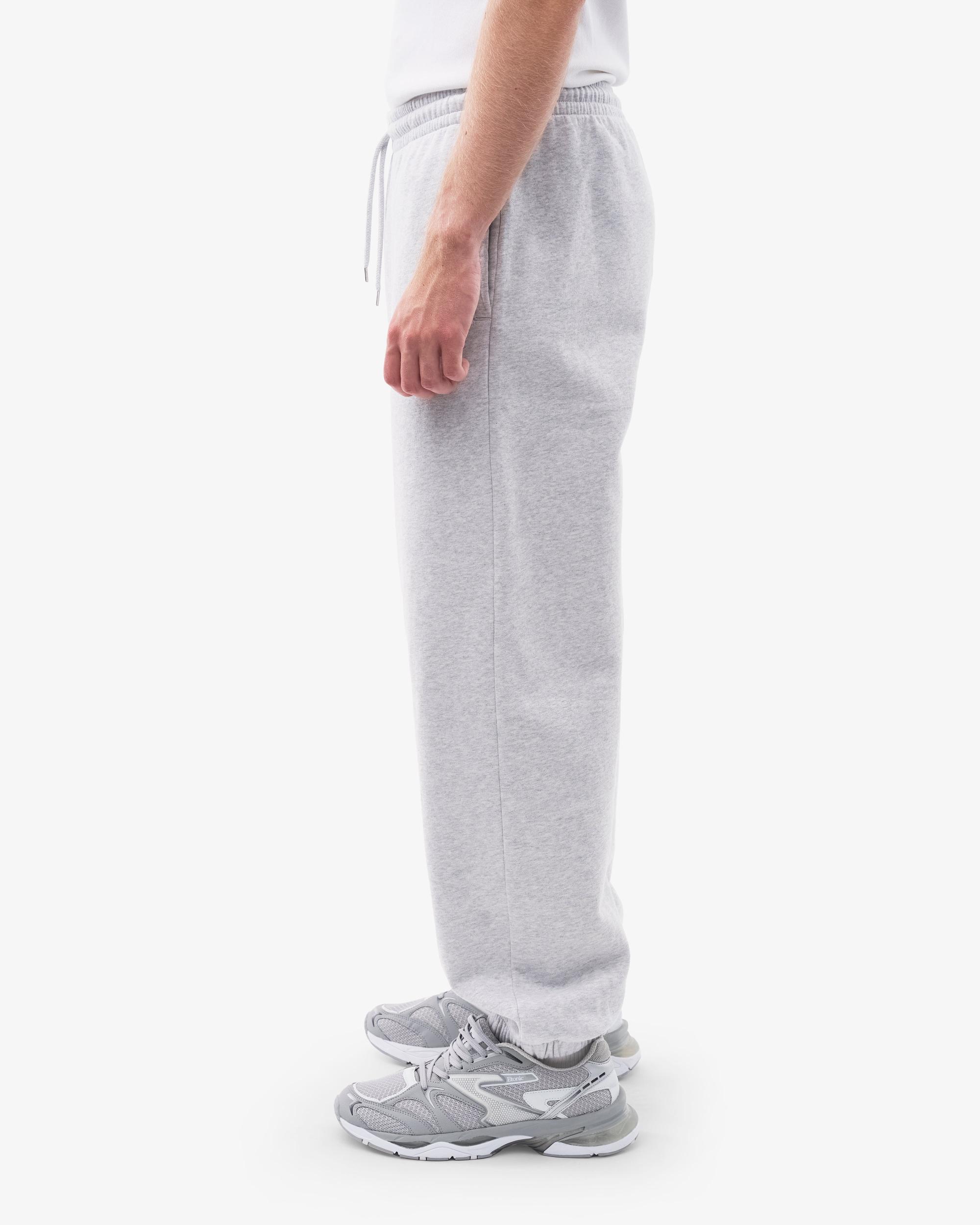 Organic Relaxed Sweatpants - Snow Melange Product Image