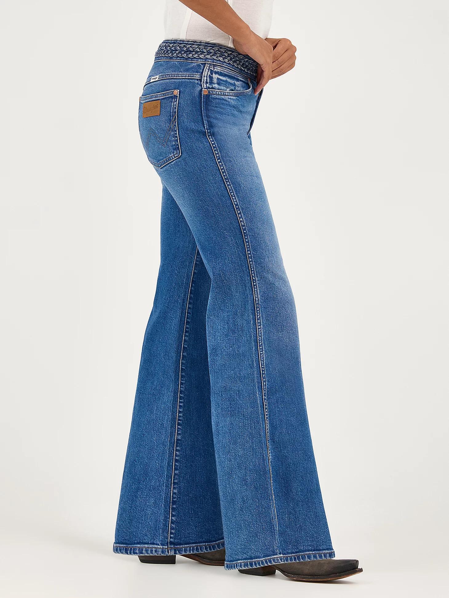 Women's Braided Flare Jean | Women's JEANS | Wrangler® Product Image