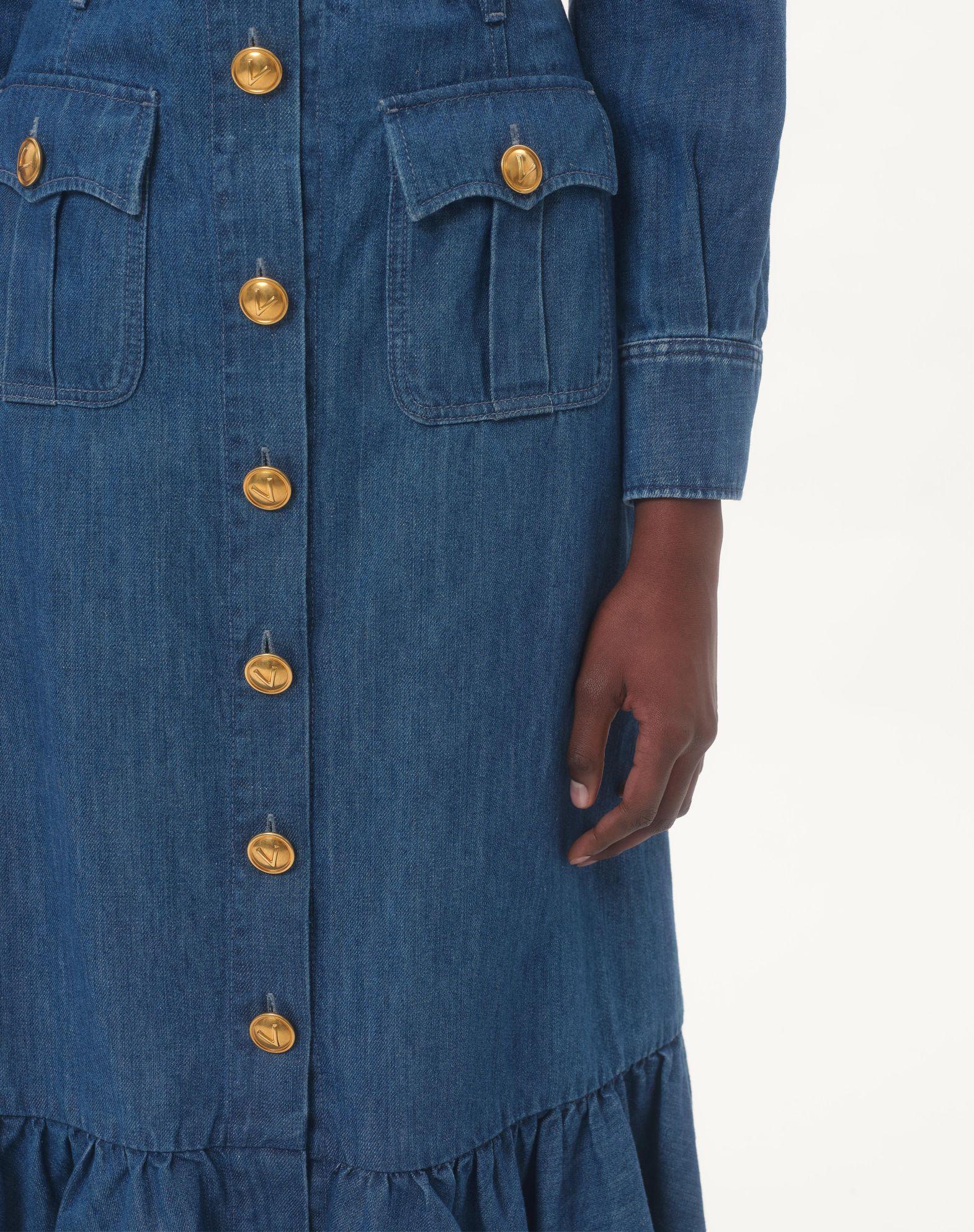 Lightweight Denim Skirt  Product Image