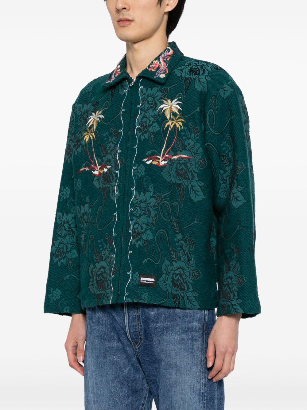 Souvenir jacquard shirt jacket Product Image