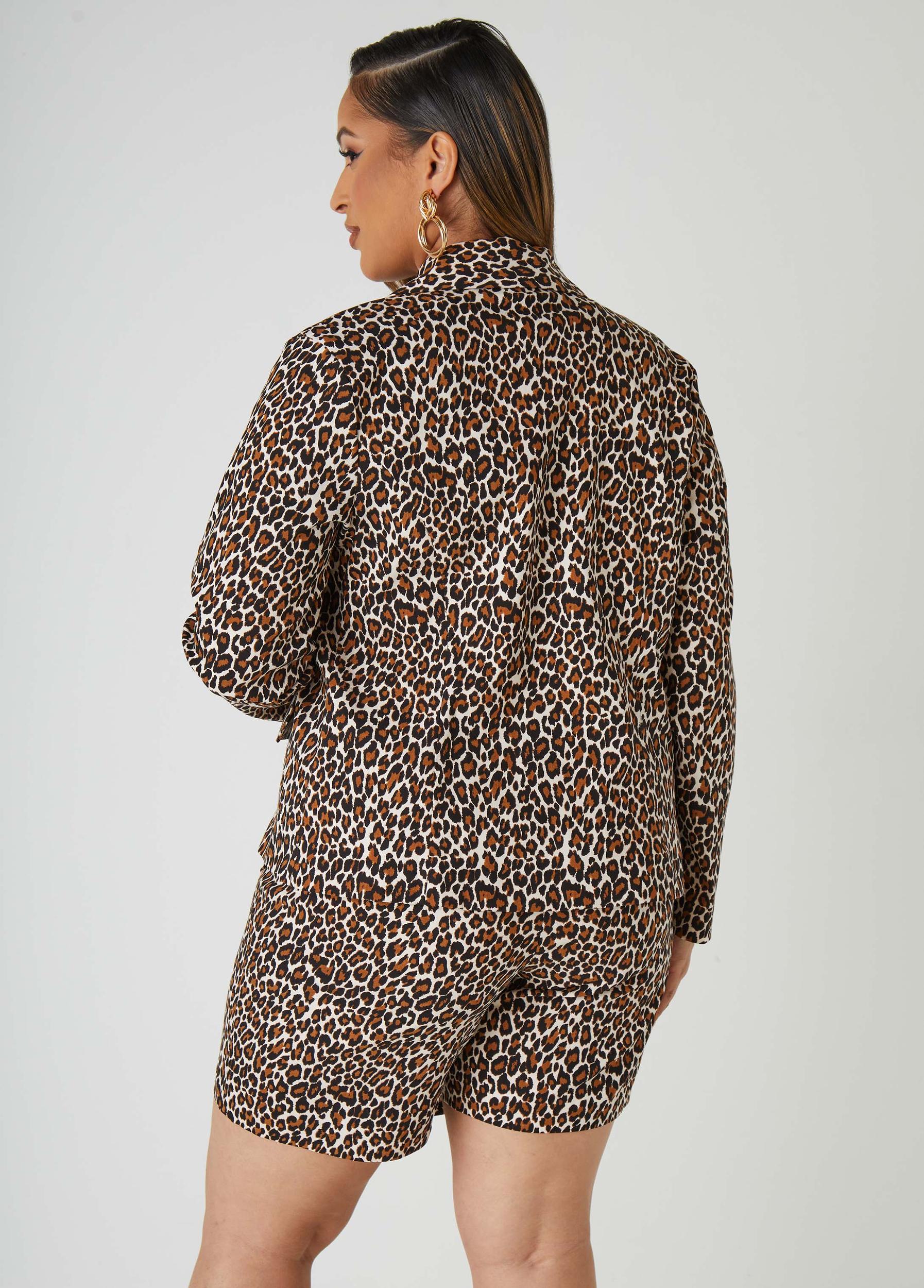 Animal Print Blazer Product Image